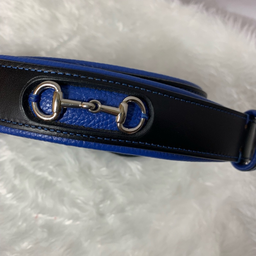 Noble Outfitters On The Bit Belt Royal Blue/ Blk/ Silver. SZ MEDIUM EC. - Picture 2 of 8